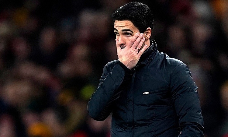 Arteta: 'Arsenal nhận thất bại đau đớn' 